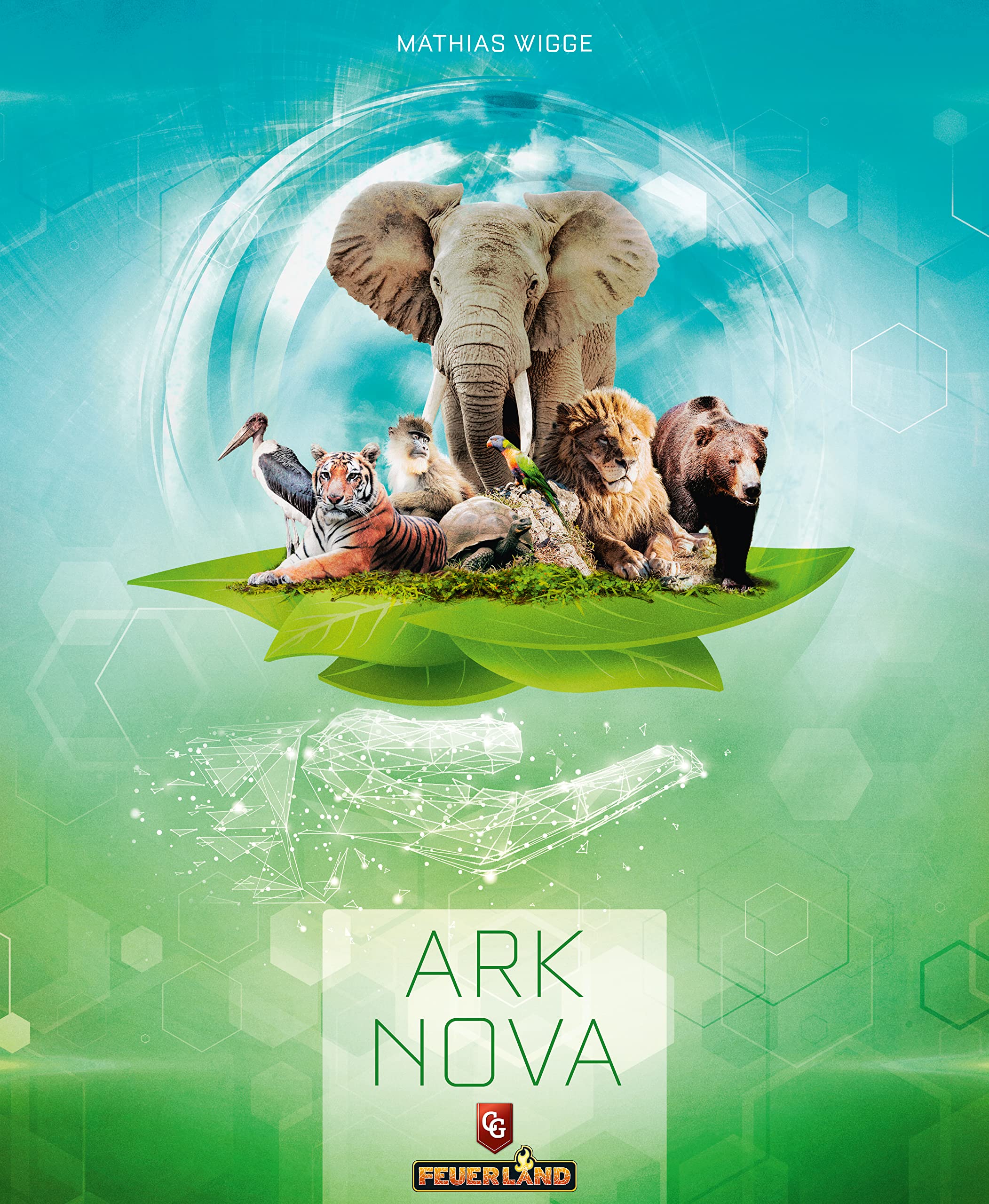 Capstone Games: Ark Nova Card Drafting, Hand Management Strategy Board Game, 1-4 Players, 90 to 150 Minute Play, Multi