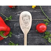 Gordon Ramsay Spoon It's RAW Funny Meme Gift Bag Prank Gift Cotton Wine Bag Housewarming Gift Chef Gift Hells Kitchen Fan Gift (1 Spoon)