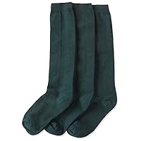 Jefferies Socks Girls 2-6X School Uniform Knee High 3 Pair Pack