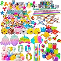Party Favors Toy for Kids, Treasure Box Prizes for Classroom, Birthday Party, School Classroom Rewards, Carnival Prizes, Pinata Fillers, Treasure Chest, Goodie Bag Stuffers for Boys Girls 4-8-12