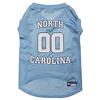 Pets First NCAA North Carolina Tar Heels Basketball Jersey for Dogs & Cats, Small - Licensed North Carolina Tar Heels Pet Tank Jersey (UNC-4020-SM)