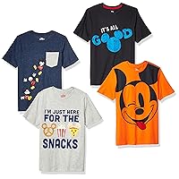 Disney | Marvel | Star Wars | Frozen Boys and Toddlers' Short-Sleeve T-Shirts (Previously Spotted Zebra)