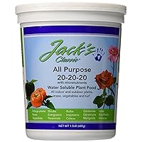 Jack's Classic All Purpose Fertilizer, 20-20-20 with Micronutrients and Plant Food, 1.5lbs