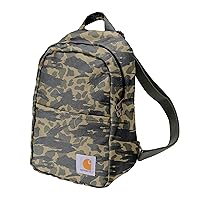 Carhartt Classic Mini, Durable, Water-Resistant Backpack with Adjustable Shoulder Straps, Blind Duck Camo, One Size