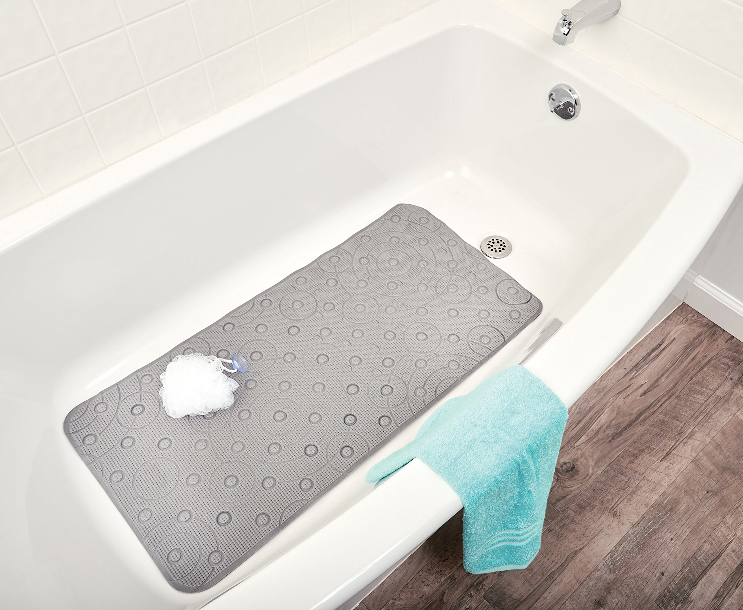 Playtex Cushy Comfy Safety Bath Mat, Grey
