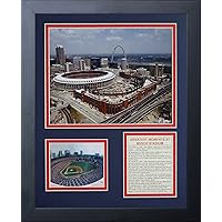 Legends Never Die Busch Stadium Old and New Framed Photo Collage, 11x14-Inch