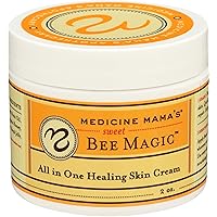 Sweet Bee Magic, All In One Healing Organic Skin Balm. Organic Skin Aid, Small Batch Crafted in USA, Certified Organic, All Natural Skin Aid- 2 Ounce Jar