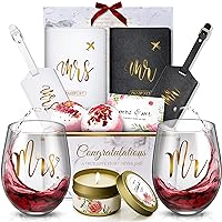 Wedding Gifts Engagement Gifts for Couples Valentine's Day Gifts for Her Him Bride and Groom Newlywed Mr and Mrs, Bride To Be Gifts Honeymoon Essentials, Anniversary, Just Married, Travel