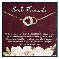 Best Friend Necklace Gifts from Best Friend Jewelry Friendship Necklace Friends Forever Necklace for Friends Goodbye Gifts