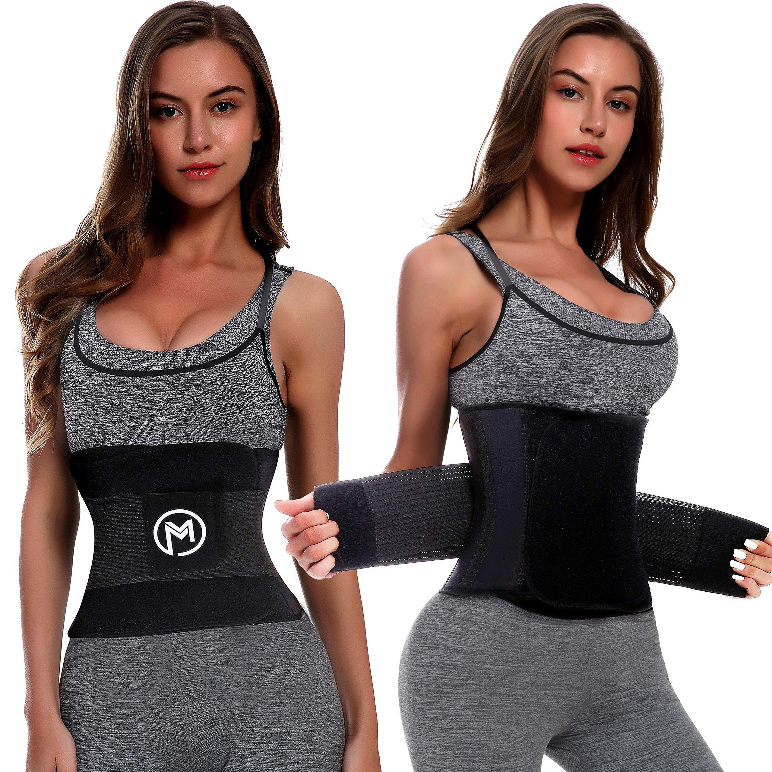 MERMAID'S MYSTERY Waist Trainer for Women Weight Loss Trimmer Belt Sport Sweat Workout Body Shaper