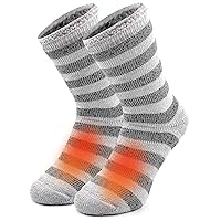 Busy Socks Winter Warm Thermal Socks for Men Women Extra Thick Insulated Heated Crew Boot Socks for Extreme Cold Weather