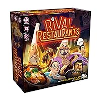 Gap Closer Games | Rival Restaurants | Strategy Board Game | Set Collection Game | 2 to 6 Players | Ages 10+ | 45+ Minutes