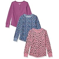 Girls and Toddlers' Long-Sleeve Knit Thermal T-Shirt, Pack of 3