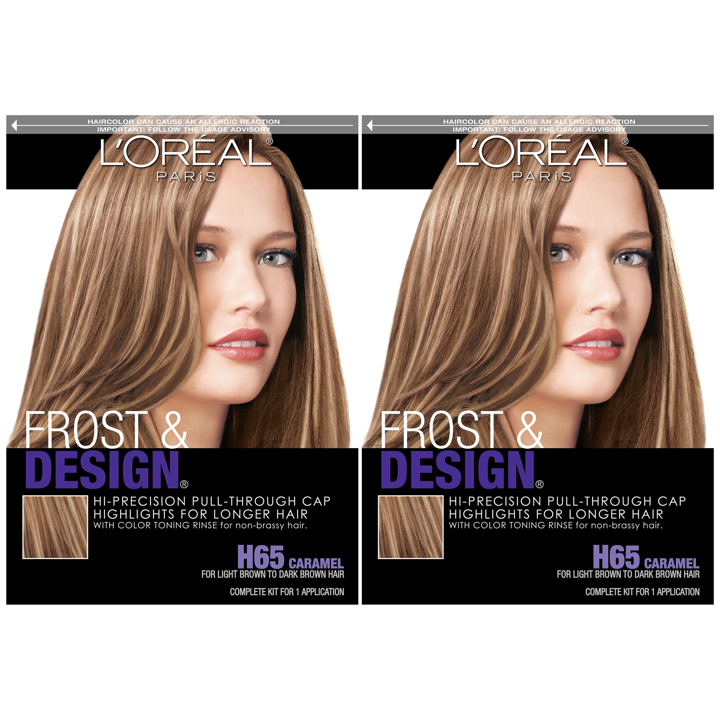Mua L'Oreal Paris Frost and Design Cap Hair Highlights For Long Hair,  Caramel, 2 count trên Amazon Mỹ chính hãng 2023 | Fado