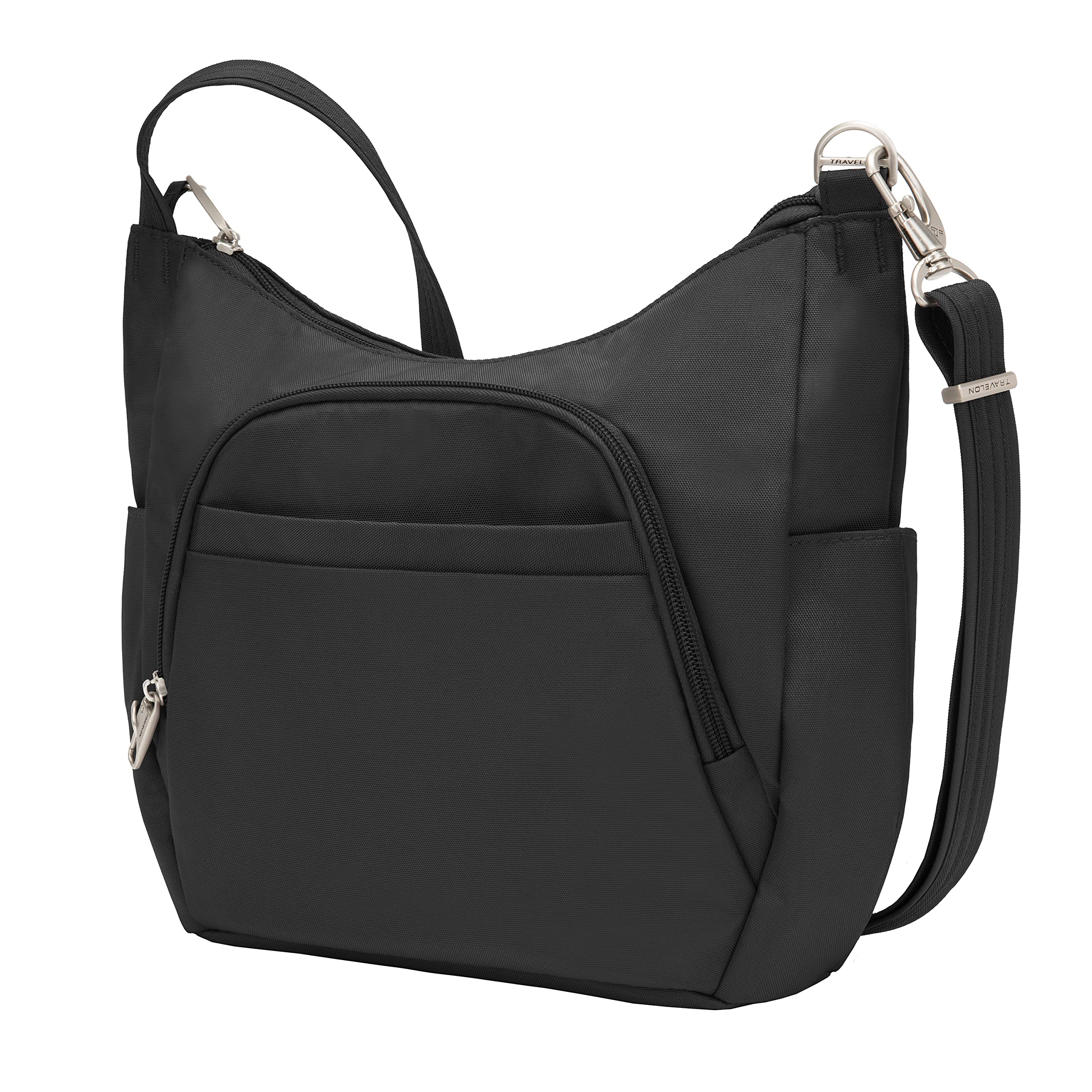 Travelon Anti-Theft Cross-Body Bucket Bag, Black, One Size