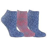 Dr. Scholl’s Women’s Fuzzy Spa Socks - Cozy Low Cut 2 & 3 Pairs - Lavender & Vitamin E Infused