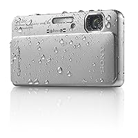 Sony Cyber-Shot DSC-TX10 16.2 MP Waterproof Digital Still Camera with Exmor R CMOS Sensor, 3D Sweep Panorama, and Full HD 1080/60i Video (Silver)