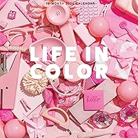 Graphique 2024 Life in Color Wall Calendar | 12” x 12” | Thick Paper | Home & Office Organizer | Large Monthly Grid | 3 Languages & Marked Holidays | 4 Month Preview Page for 2025