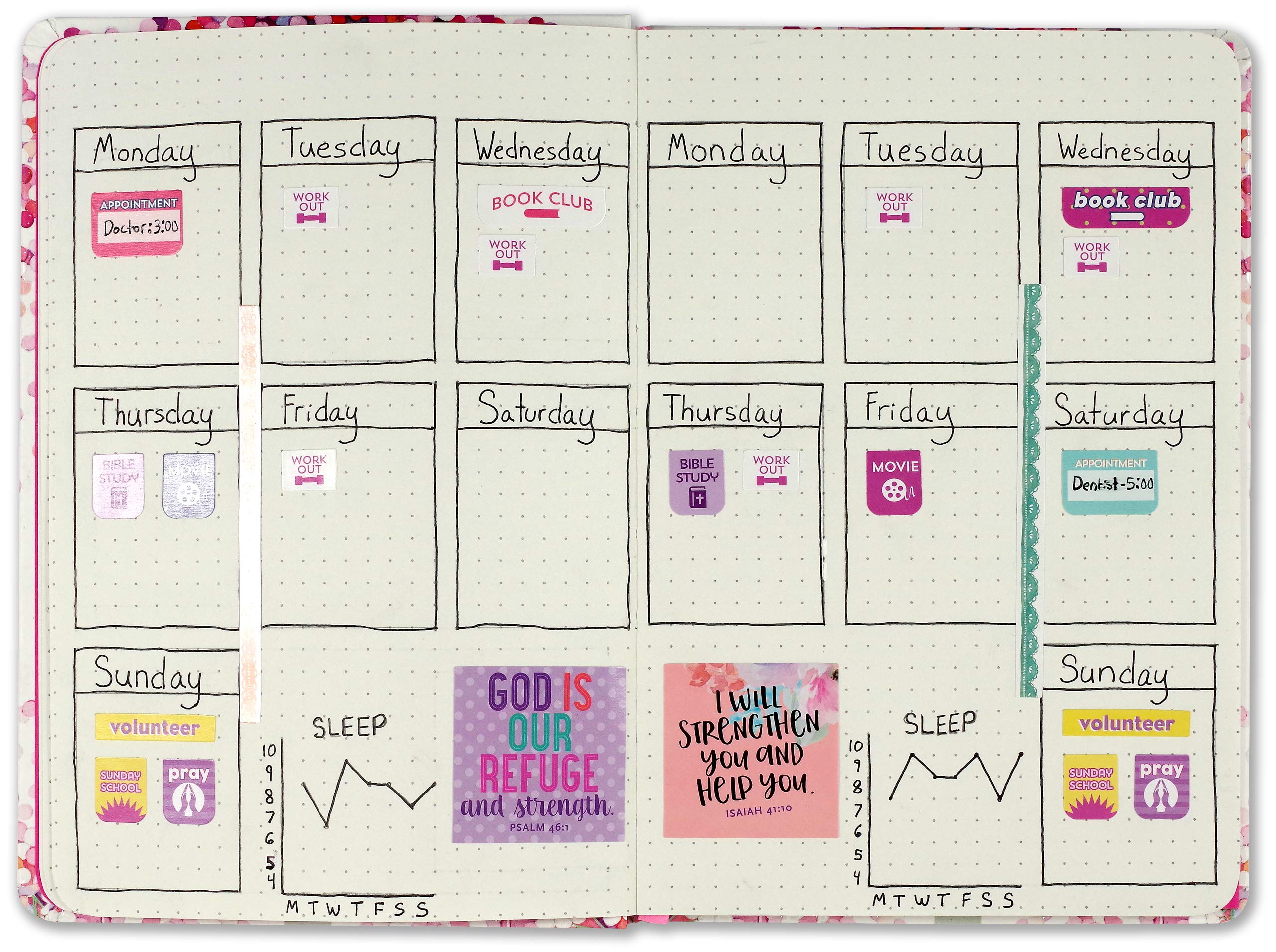 Essentials Planner Stickers - Bible (Set of 450 Stickers)