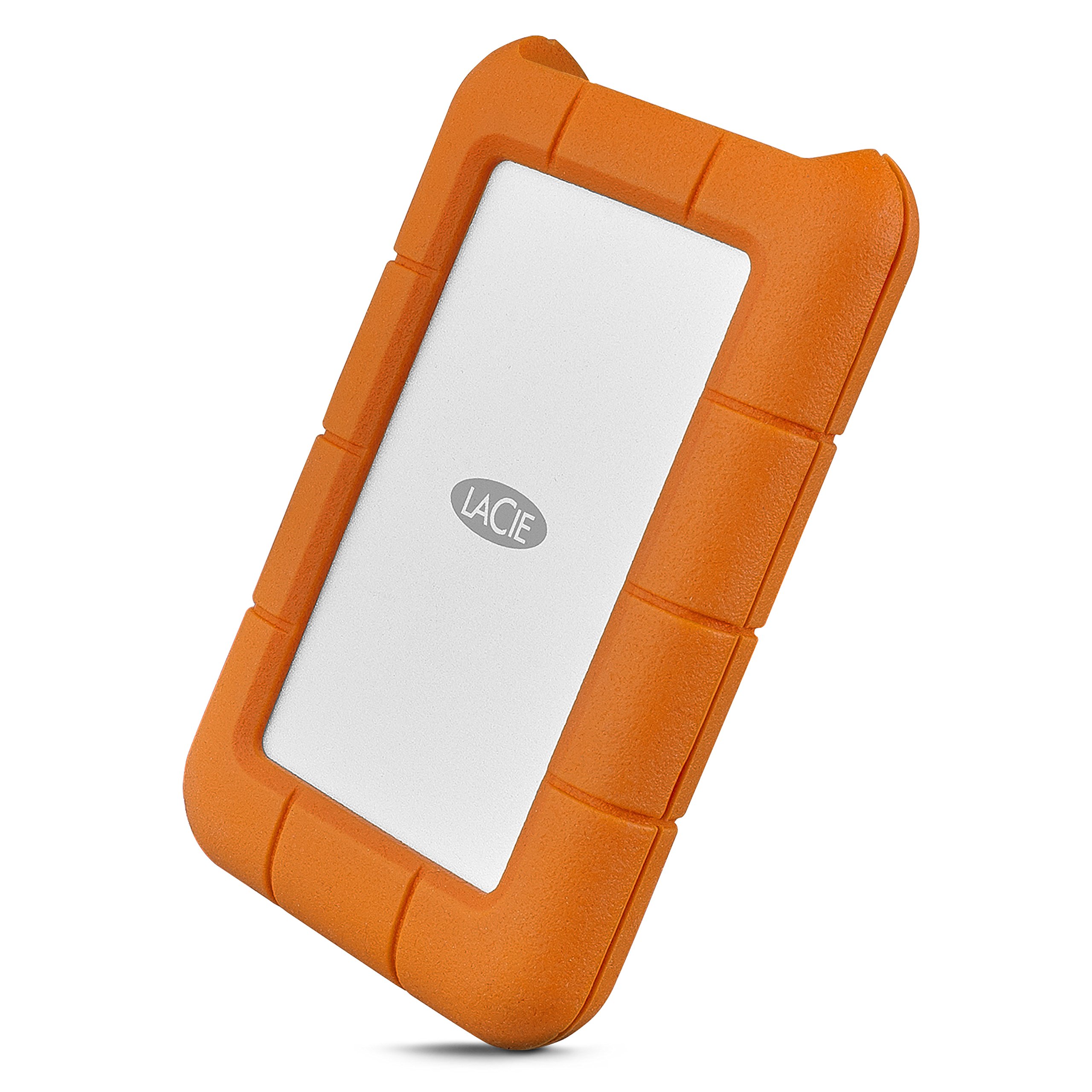 LaCie Rugged USB-C 5TB External Hard Drive Portable HDD – USB 3.0, Drop Shock Dust Rain Resistant Shuttle Drive, for Mac and PC Computer Desktop Wo...