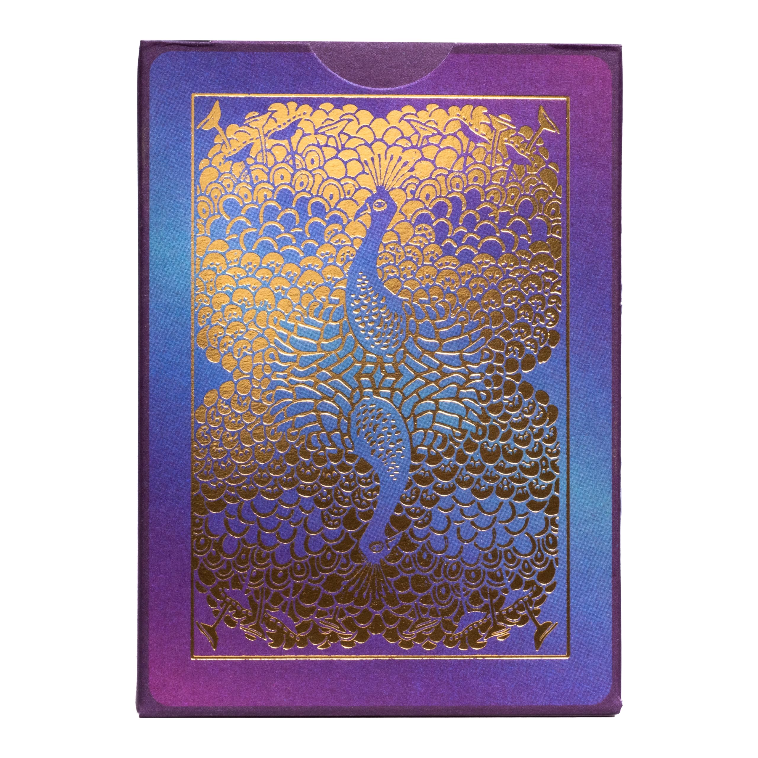 Bicycle Peacock Playing Cards - Purple - Cold Foil Premium Playing Card Deck for Card Games and Magic Tricks - Dazzling Design, Smooth Finish