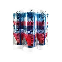 EastPoint Badminton Shuttlecocks for Badminton, 3 Containers (18Pcs) Red, White/Clear, Blue Indoor/Outdoor Birdies
