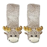 ooohyeah Womens Non Slip Fuzzy 3D Animal Slipper Socks, Funny Warm Cozy Fluffy Cute Indoor Slippers with Grippers