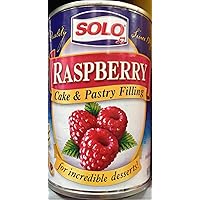 Solo Cake/Pastry Filling Raspberry, 12 oz X 2 cans