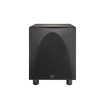 Definitive Technology ProCinema 6D - Compact 5.1 Channel Home Theater Speaker System | 250-Watt Powered Subwoofer Center Channel + 4 Speakers | Sleek Modern Looks Match Any Décor Black