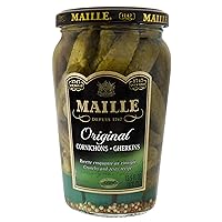 Maille Pickles Cornichons Original The perfect cornichon for garnishing a gourmet sandwich or snacking Product of France 13.5 oz