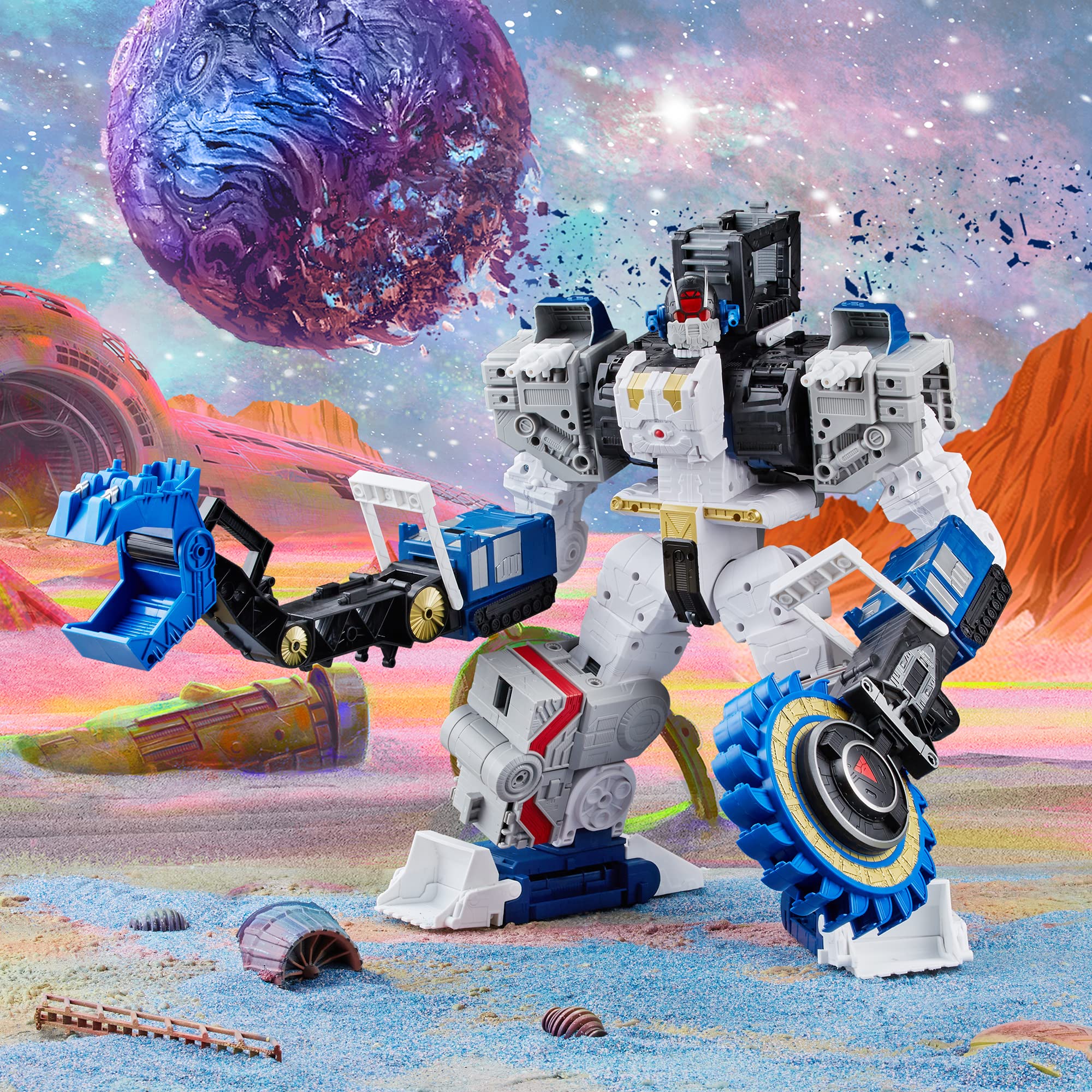 Transformers Toys Generations Legacy Series Titan Cybertron Universe Metroplex Action Figure - Ages 15 and Up, 22-inch