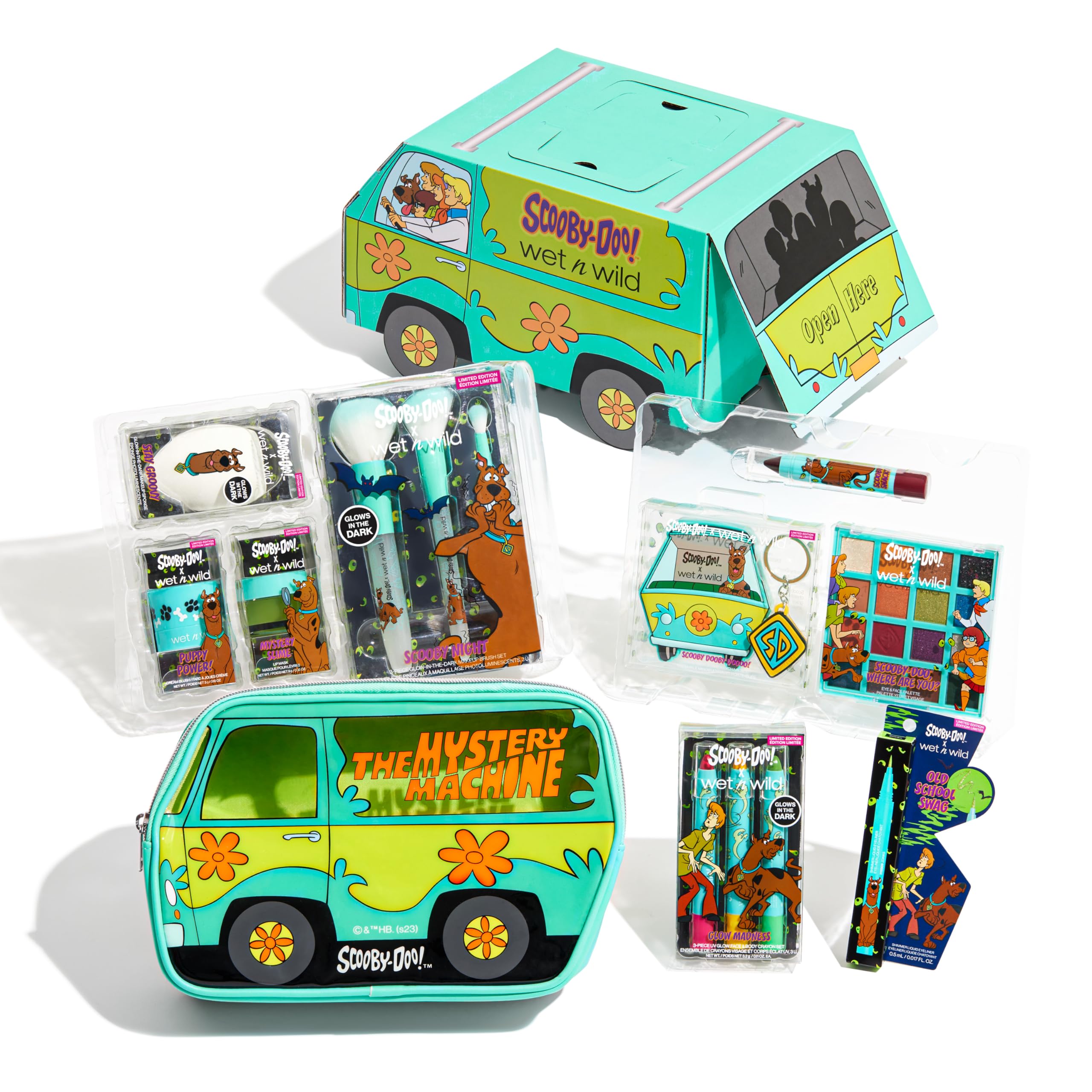 wet n wild Scooby Doo Limited Edition PR Box- Makeup Set with Brushes, and Palettes