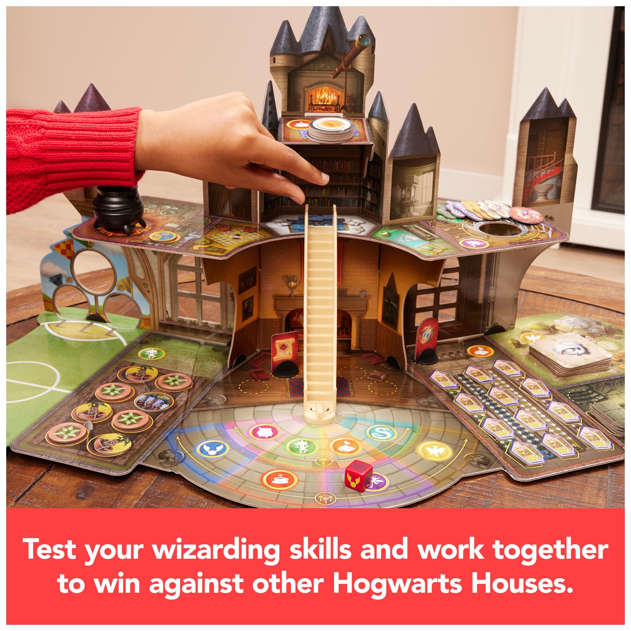 Wizarding World Magical Mayhem 3D Board Game | Hogwarts Gifts for Families, Adults & Kids Ages 8 and up