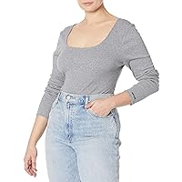 DKNY womens Essential Stretchy Long Sleeve BodysuitT-Shirt