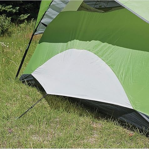 Coleman Dome Camping Tent | Sundome Outdoor Tent with Easy Set Up , Green, 6 Person
