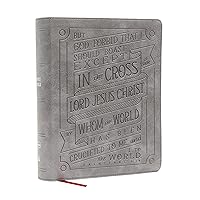 NKJV, Journal Reference Edition Bible, Verse Art Cover Collection, Leathersoft, Gray, Red Letter, Comfort Print: Let Scripture Explain Scripture. Reflect on What You Learn. NKJV, Journal Reference Edition Bible, Verse Art Cover Collection, Leathersoft, Gray, Red Letter, Comfort Print: Let Scripture Explain Scripture. Reflect on What You Learn. Imitation Leather