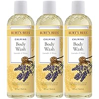 Burts Bees Lavender & Honey Body Wash, 12 Oz - Pack of 3 (Package May Vary)
