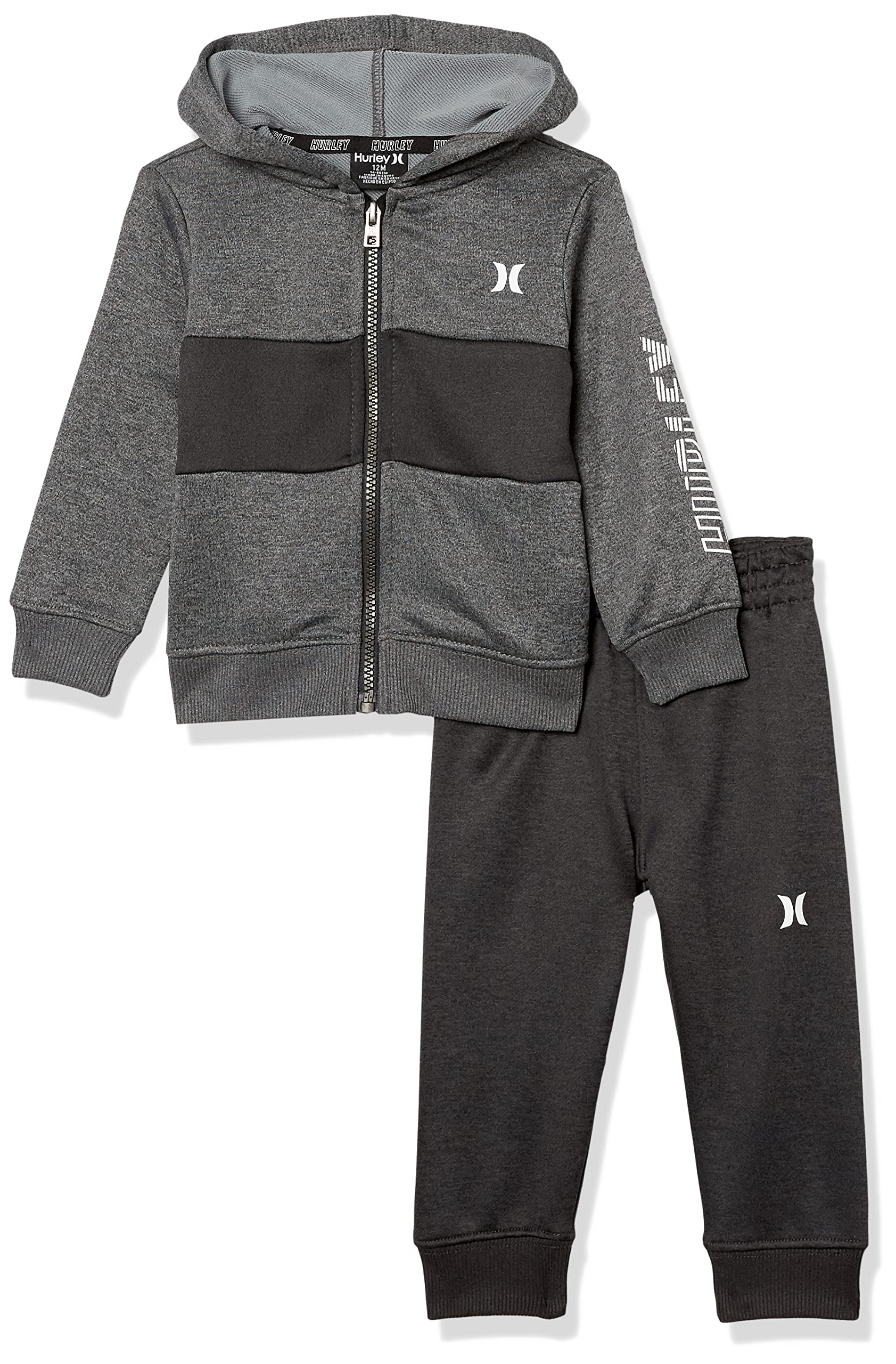 Hurley baby-boys Hoodie and Joggers 2-piece Set