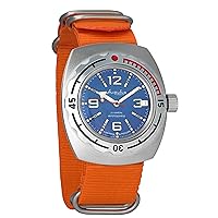 Amphibian Automatic Mens Wristwatch Self-Winding Military Diver Amphibia Case Wrist Watch #090316