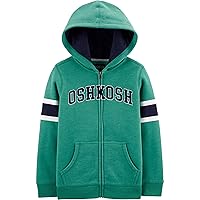 OshKosh B'Gosh Boys' Little Full Zip Logo Hoodie