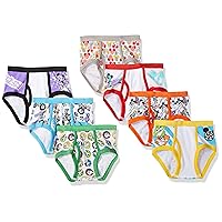 Disney Little Boys' Seven Pack Mickey Mouse Briefs, Assorted, 4T