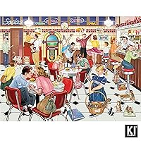 1000 Piece Puzzle for Adults ROSILAND Solomon I'm Telling DAD ON You 27X20 Jigsaw by KI Puzzles