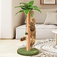 Cat Scratching Post Cat Scratcher 35 inch Tall Scratching Post with Sisal Rope for Indoor Cats Large Cat Scratching Post sisal cat Scratcher Cute for Kitten Scratching Post