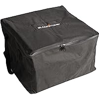 Blackstone Tabletop Griddle w/Hood Carry Bag, 5510, Portable BBQ Grill Griddle Carry Bag for Travel - 600D Heavy Duty Weather-Resistant Cover Accessories, Black, 22 inch