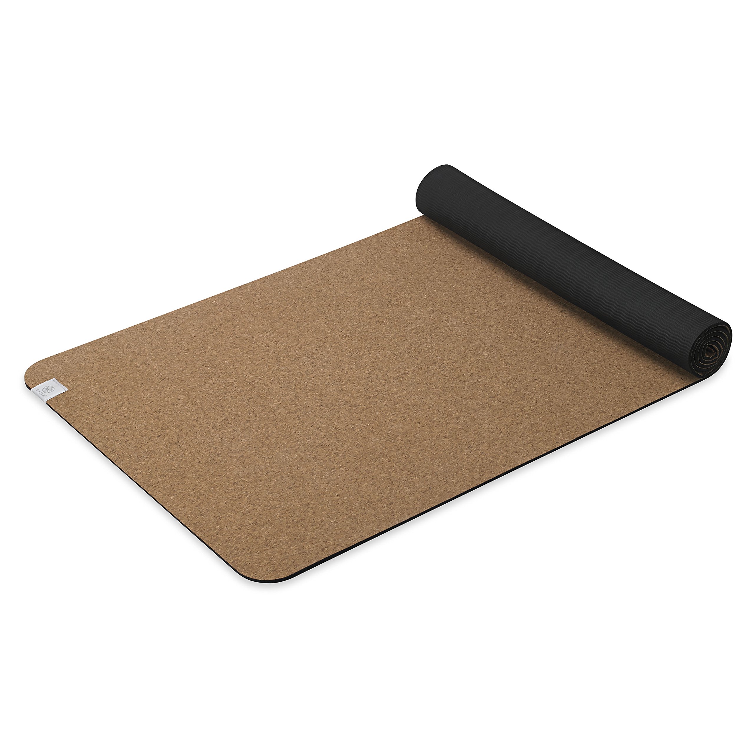 Gaiam Yoga Mat Cork - Great for Hot Yoga, Pilates (68-Inch x 24-Inch x 5mm Thick)
