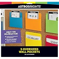 Astrobrights Oversized Wall Pockets, 10