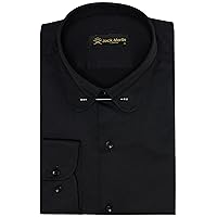 Men's Club Collar Dress Shirt with Pin Collar Bar | Long Sleeve | Button-Up Stylish Formal