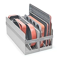 Caraway Nonstick Ceramic Bakeware Set (11 Pieces) - Baking Sheets, Assorted Baking Pans, Cooling Rack, & Storage - Aluminized Steel Body - Non Toxic, PTFE & PFOA Free - Perracotta
