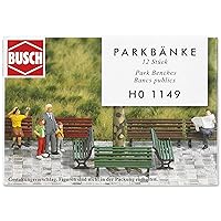 Busch 1149 Park Benches 12/HO Scale Scenery Kit