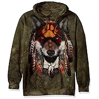 The Mountain Native Wolf Spirit Hooded Sweatshirt